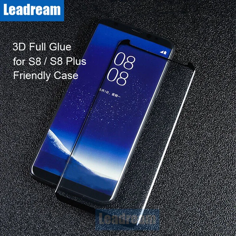 Leadream 100 шт. для SAMSUNG S10 9 8 Plus S10e Note 10 note 3D чехол из закаленного стекла с изогнутыми