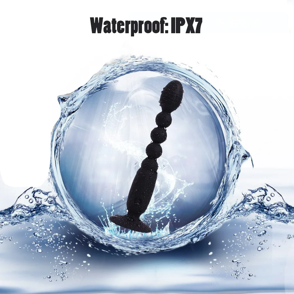 GUIMI Анальный вибратор всасывания анальный бусины простаты Массажер Анальная