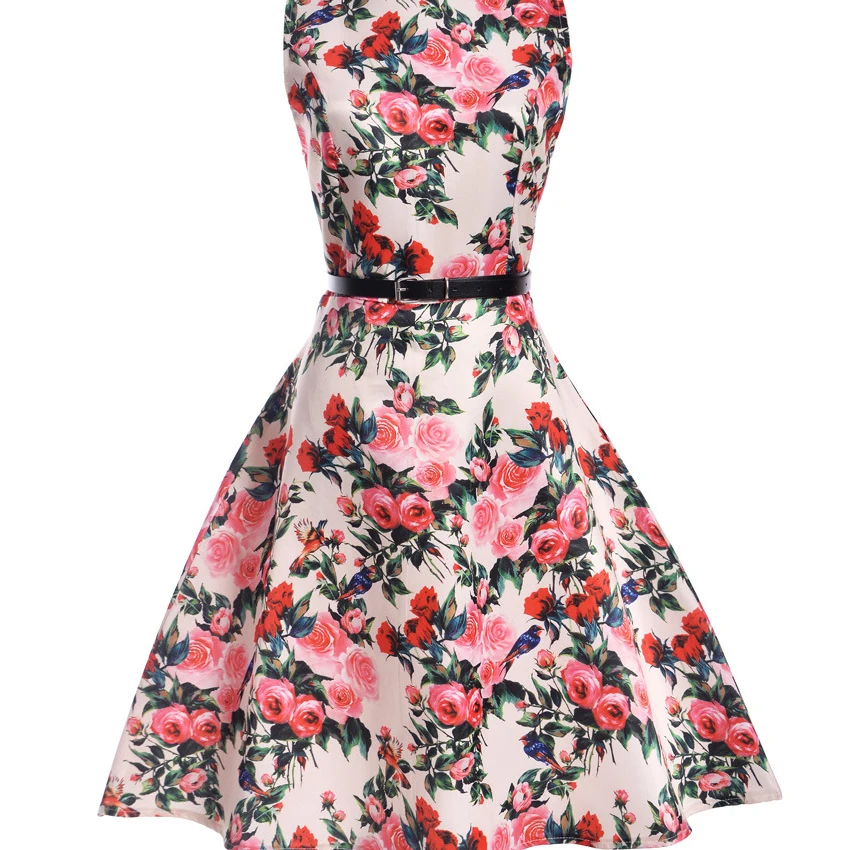 Фирменные платья для мамы и дочки 2017 винтажное весеннее Платье с принтом девочек