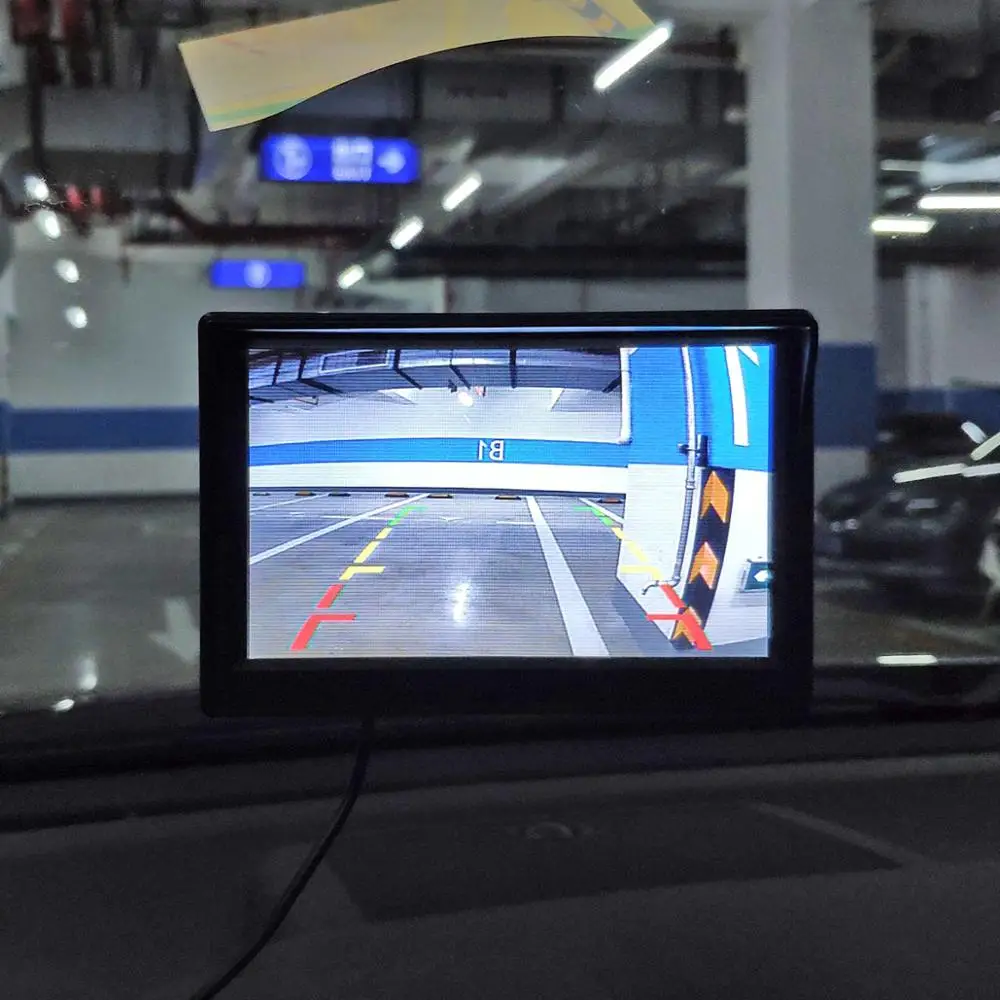 DIYSECUR 5 &quotавтомобильный монитор TFT LCD HD цифровой 800*480 экран 2 полосный видео вход