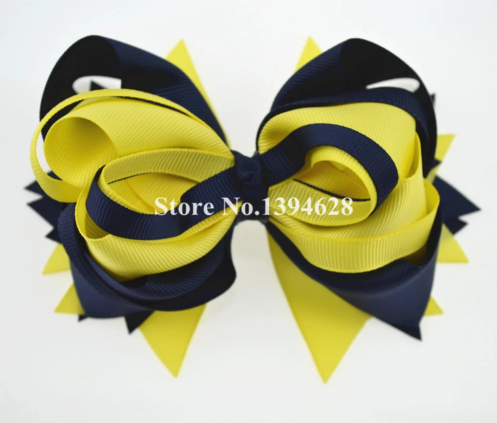 $1 99/1 шт. 5 дюйма лимонная фотосессия женская заколка для волос 6 см Grosgrain лента |