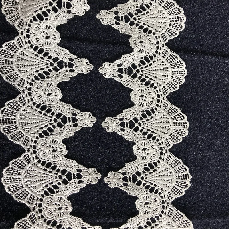 Очищенная водорастворимым вышивка кружева наполнители одежда кружевной ткани