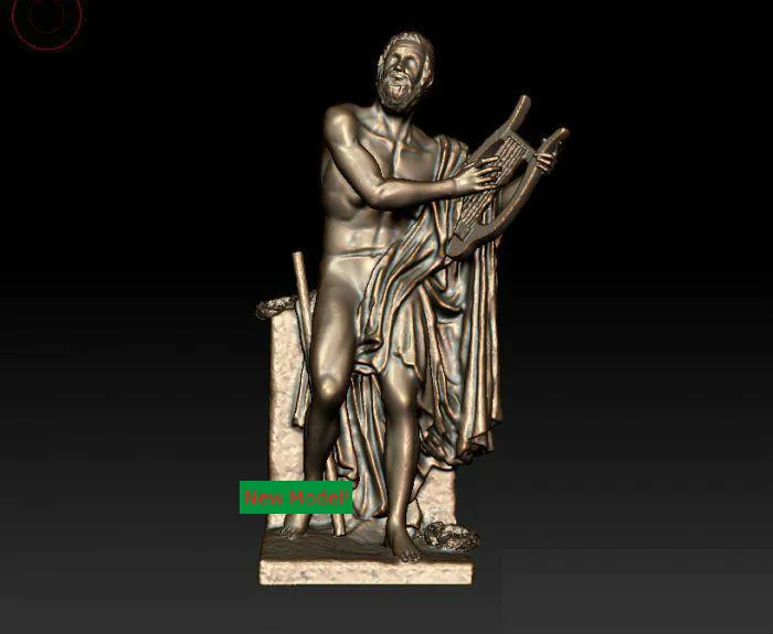 

3D model for cnc 3D CNC machine in STL file format Ancient Greek poet