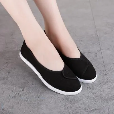 Новинка 2017 года Модные женские парусиновые туфли Белые для медсестры Рабочая