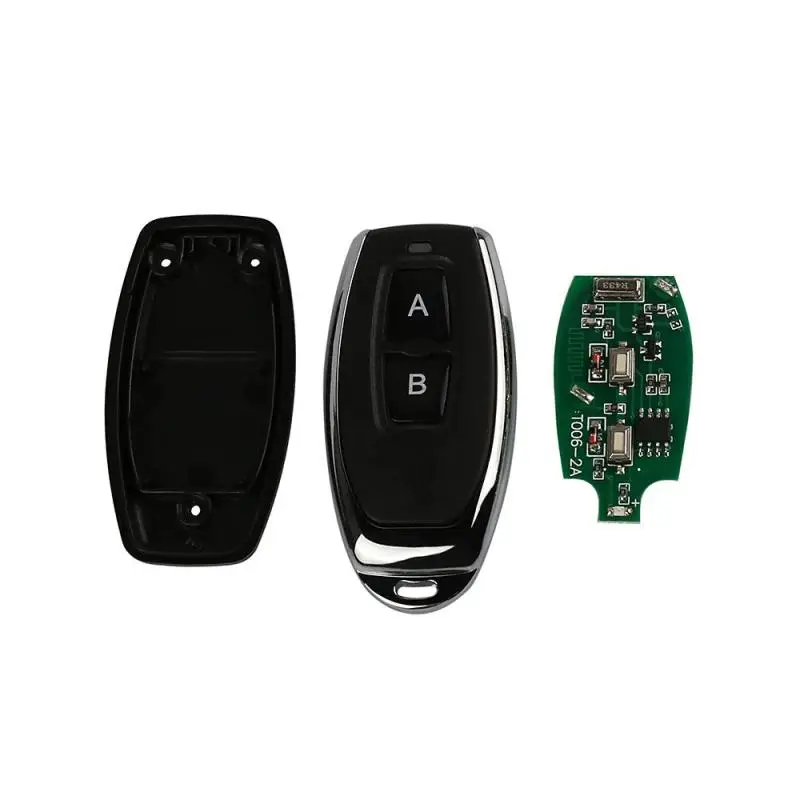 QIACHIP 433 MHz 2 CH Wireless Remote Control RF Relay Transmitter Learning Code (1527/EV1527) Key Fob 433mhz Module Z40 | Обустройство