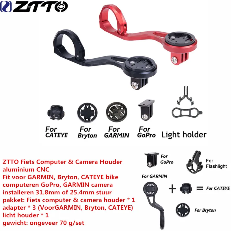 ZTTO Computer GPS Gaan Pro спортивная камера Licht Houder Alle In een Out front Bike Mount Voor Garmin Cat Eye Bryton