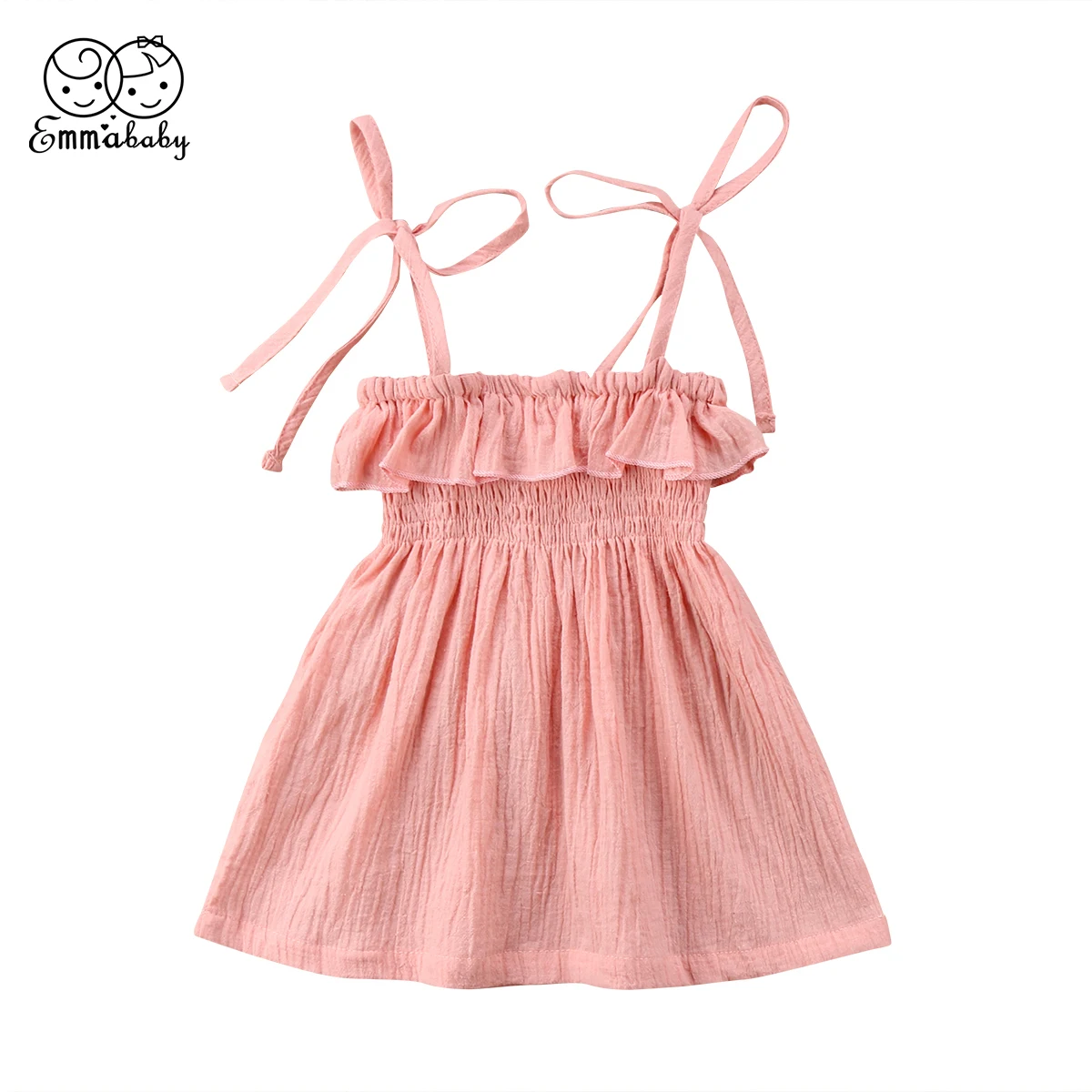 Emmababy/летнее платье без рукавов для маленьких девочек вечерние ное платье-пачка