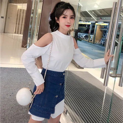 Женский однобортный комплект из двух предметов элегантный повседневный с