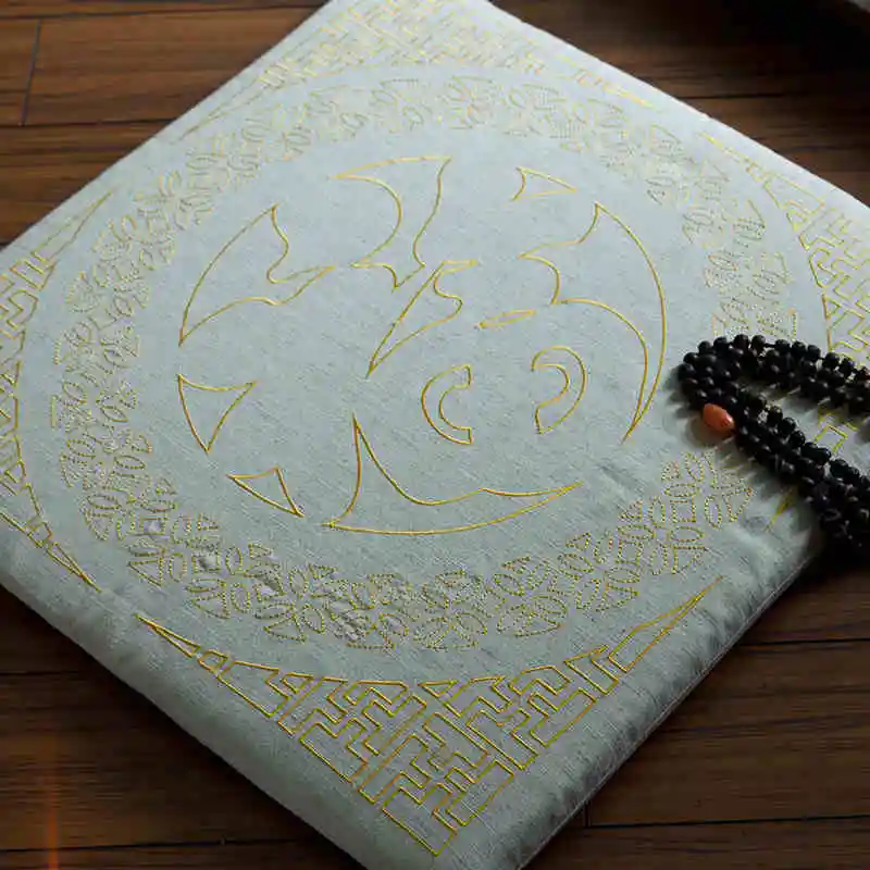 Домашний декор квадратная подушка для дивана 60 см вышитая Восточная японская