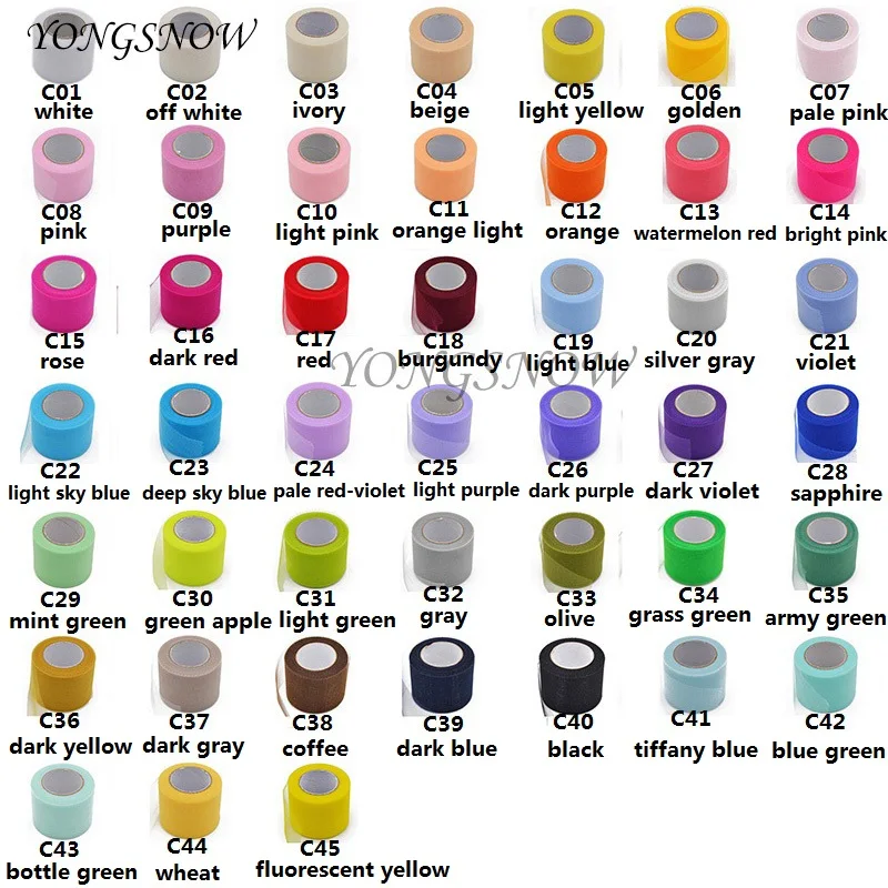 22 м/лот 5 см хрустальный тюлевый рулон органза отвесный марлевый детский душ для