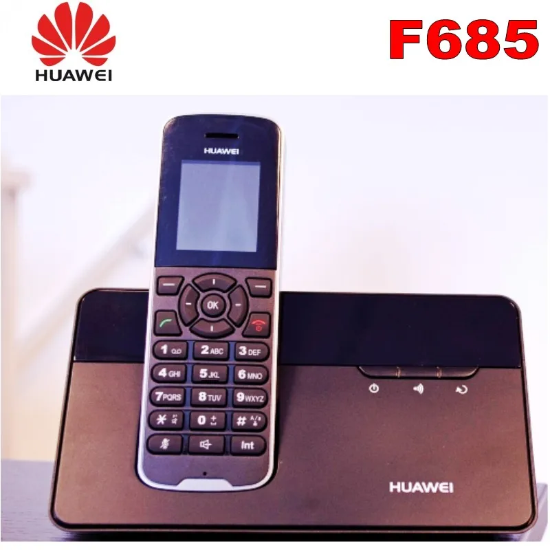 500 шт./лот беспроводной телефон и гарнитура для Huawei F685 DECT настольный домашний со
