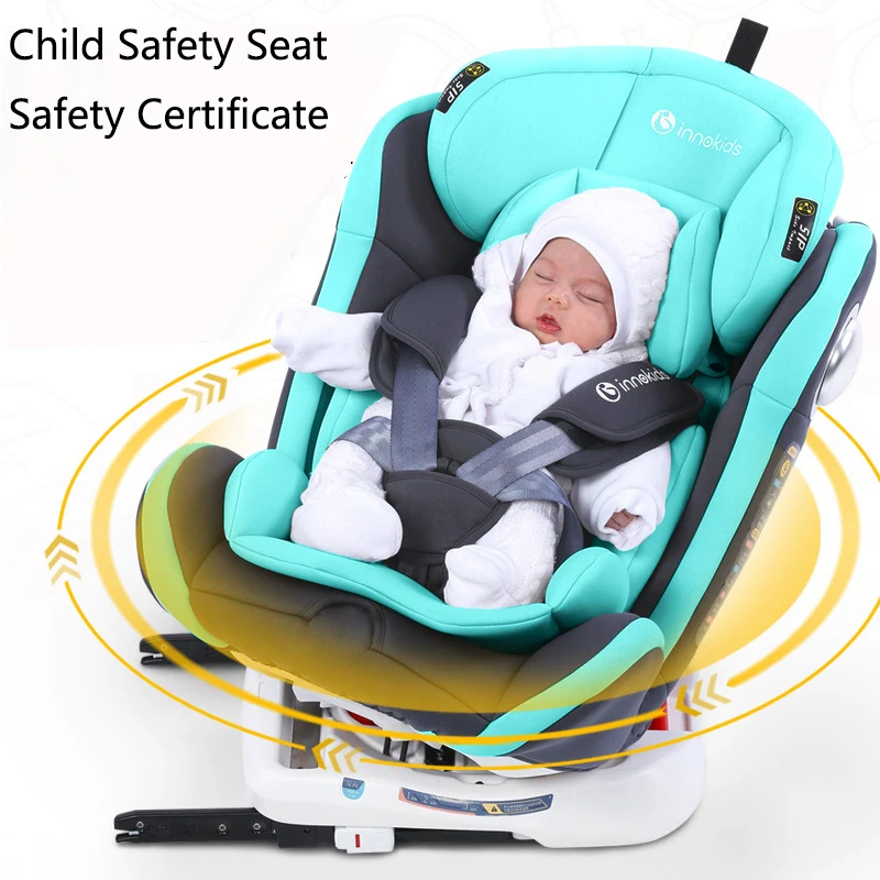 Child Car Safety Seat Baby Car Portable 360 ° Rotating Seat ISOFIX Interface Five Point Harness Toddler Seat 0-12Y Dropshipping
