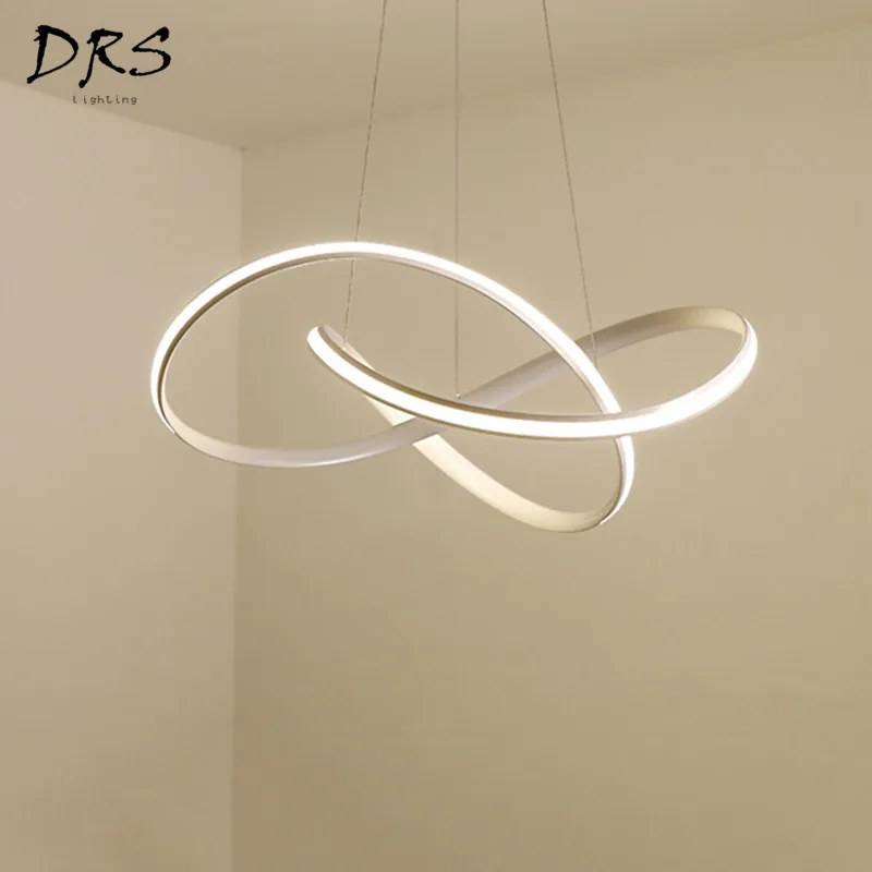 

Simple Modern Lustre Pendant Lights Acrylic Hanging Lamp for Living Room Bedroom Dining Art Geometric Creative Led Lighting