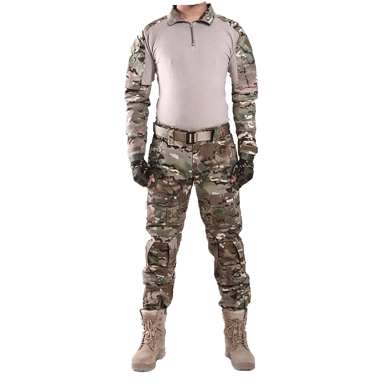 Тактическая Военная форма Мультикам камуфляжная охотничья одежда Kryptek