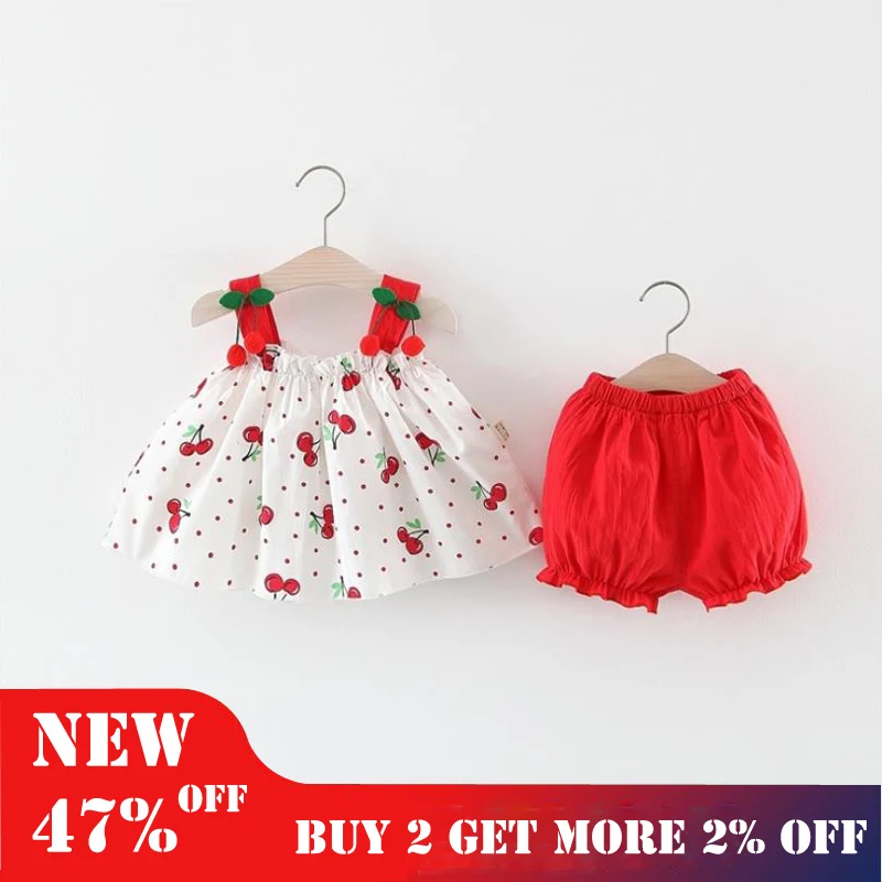 Для новорожденных и детей плиссированная одежда Комплекты летние домашний