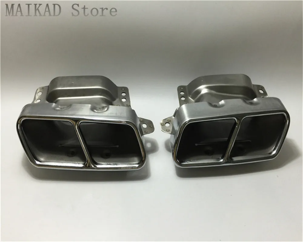 1 пара/2 шт. накладка на выхлопную трубу для Mercedes Benz W164 ML280 ML300 ML320 ML350 ML420 ML450 ML500 ML550 ML63