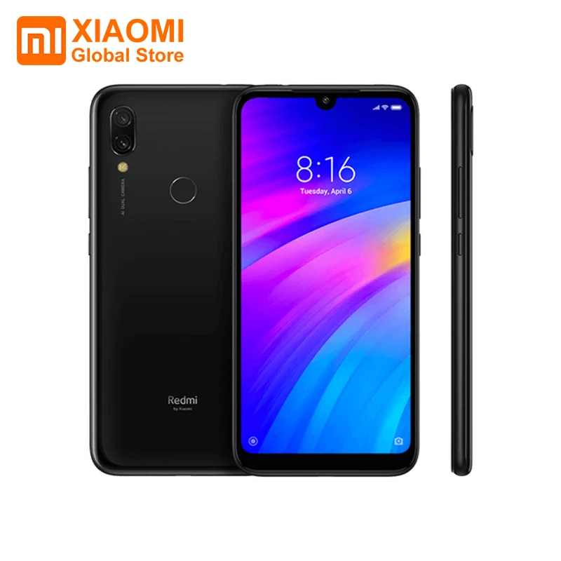 Глобальная версия Xiaomi Redmi 7 2GB ram 16GB rom Qualcomm®Львиный зев™632 6 26 &quotHD + двойная задняя