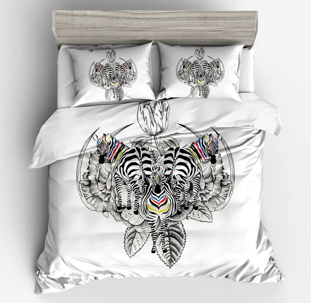 Лидер продаж 3d романтические фиолетовые комплекты постельного белья с цветами и