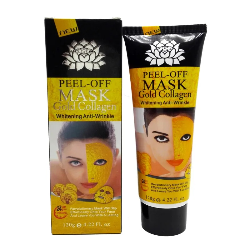 

120g 24K Gold Mask Collagen Facial mask Peel off Skin Whitening Anti wrinkle Anti Aging