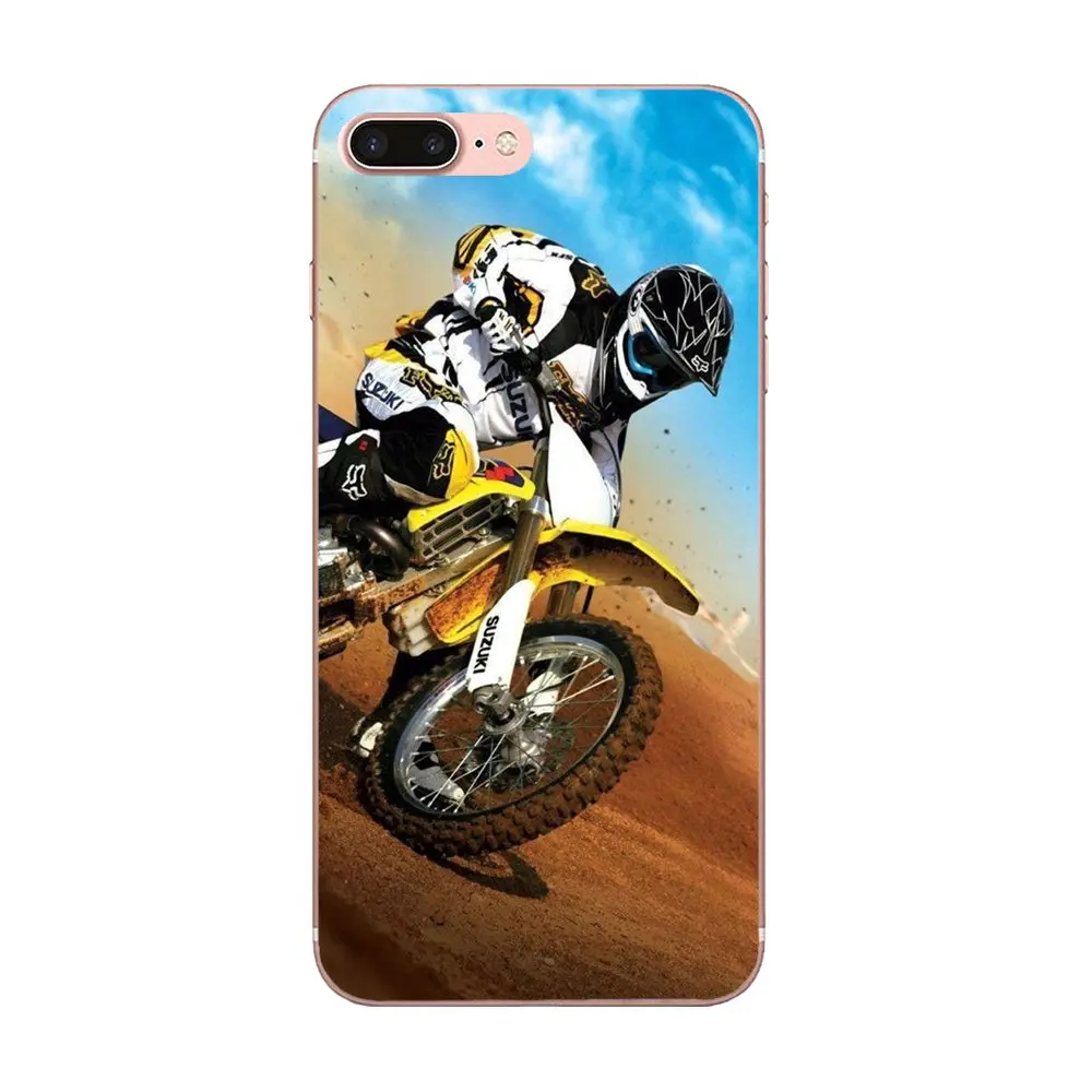 Мягкий чехол для Apple iPhone 4 4S 5 5C 5S SE 6 6S 7 8 Plus X XS Max XR Motocross Camo|Чехлы-накладки| |