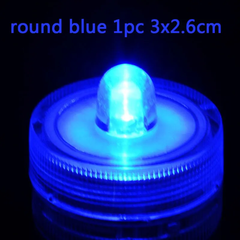 round blue Портативный солнечный внешний светильник водонепроницаемый светодиодный светильник s для свадебной вечеринки, дня рождения, студенческий USB светильник s DIY Рождественский источник питания 7 - Цвет: round blue