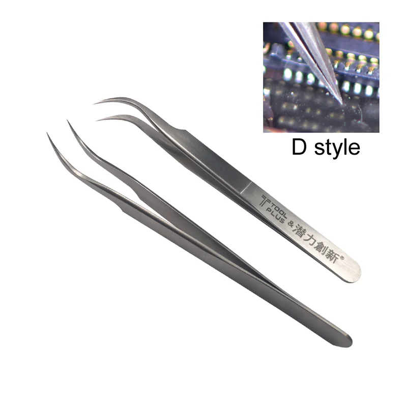 Высокоточный чип из нержавеющей стали IC пинцеты инструмент для обслуживания