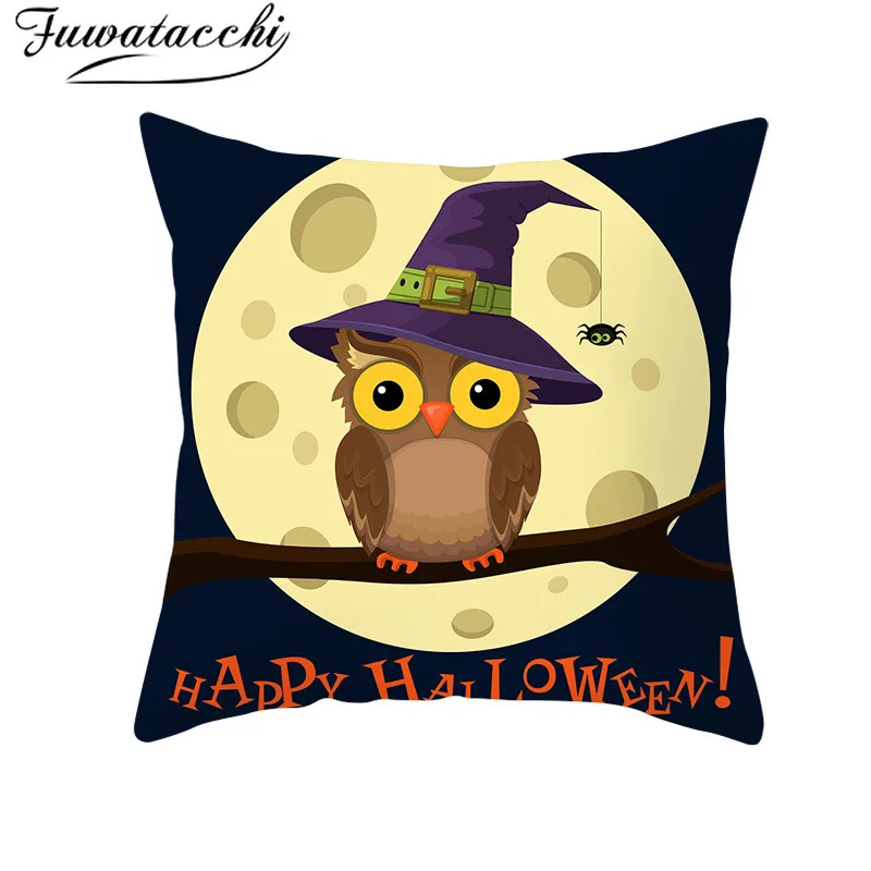

Fuwatacchi Cartoon Print Cushion Cover Throw Pillows Home Decorative Pillow Covers Home Sofa Pillowcases Decoration For Sofa