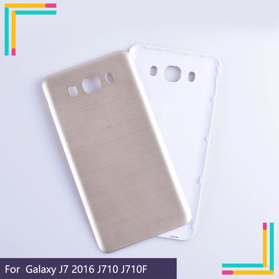 10 шт./лот чехол для аккумулятора Samsung Galaxy J7 2016 J710 задняя крышка J710FN J710M J710H|Корпусы и