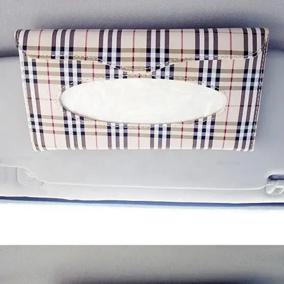 Клетчатая бумажная коробка для полотенец держатель салфеток чехол Lexus ES250 RX350 330