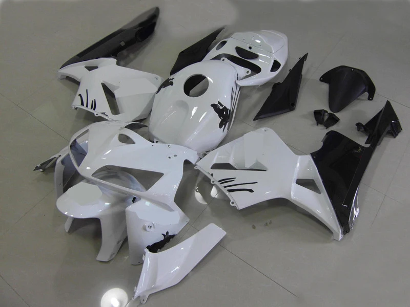 Комплект обтекателей для мотоцикла на заказ HONDA CBR600RR F5 05 06CBR 600RR CBR 600 2005 2006 ABS белый