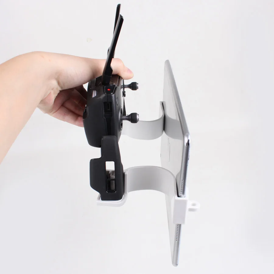 Для DJI Spark / Mavic Pro 7,9 9,7 дюймовый двойной висячий зажим держатель планшета для пульта дистанционного управления с ремнями.
