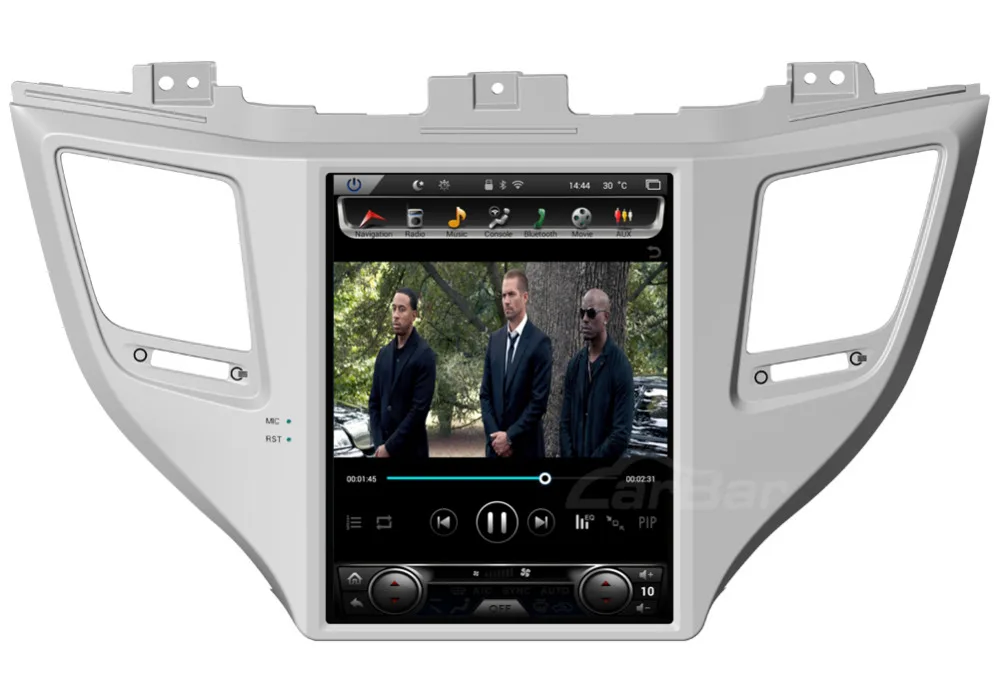 1" вертикальный экран Tesla стиль 1024*768 Android автомобильный DVD gps навигация радио аудио стерео плеер для hyundai Tucson