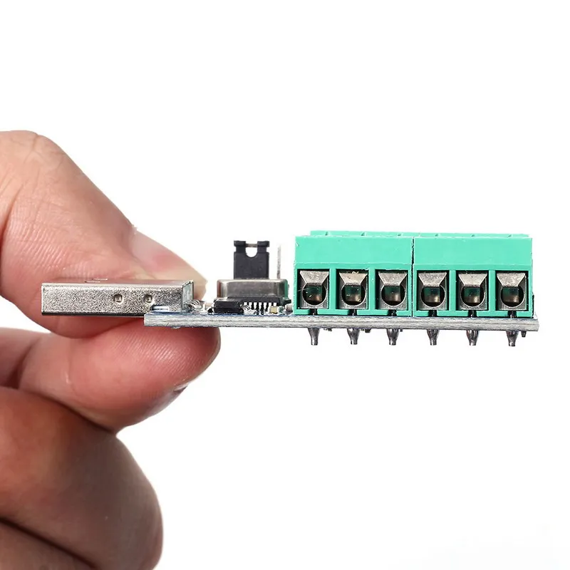 USB 10 канальный 12Bit AD Модуль сбора данных STM32 UART модуль АЦП один Порты и разъёмы