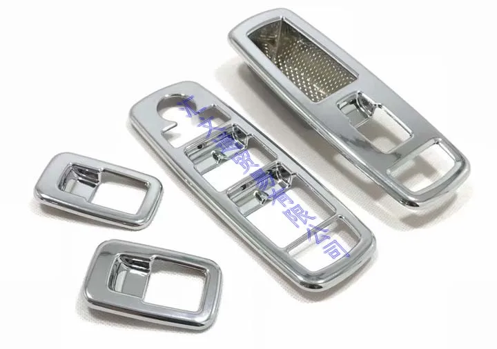 

For Jeep Grand Cherokee 2018 2019 Car Styling Accessories ABS Chrome Door Window Armrest Cover Switch Panel Trim Molding Garnish