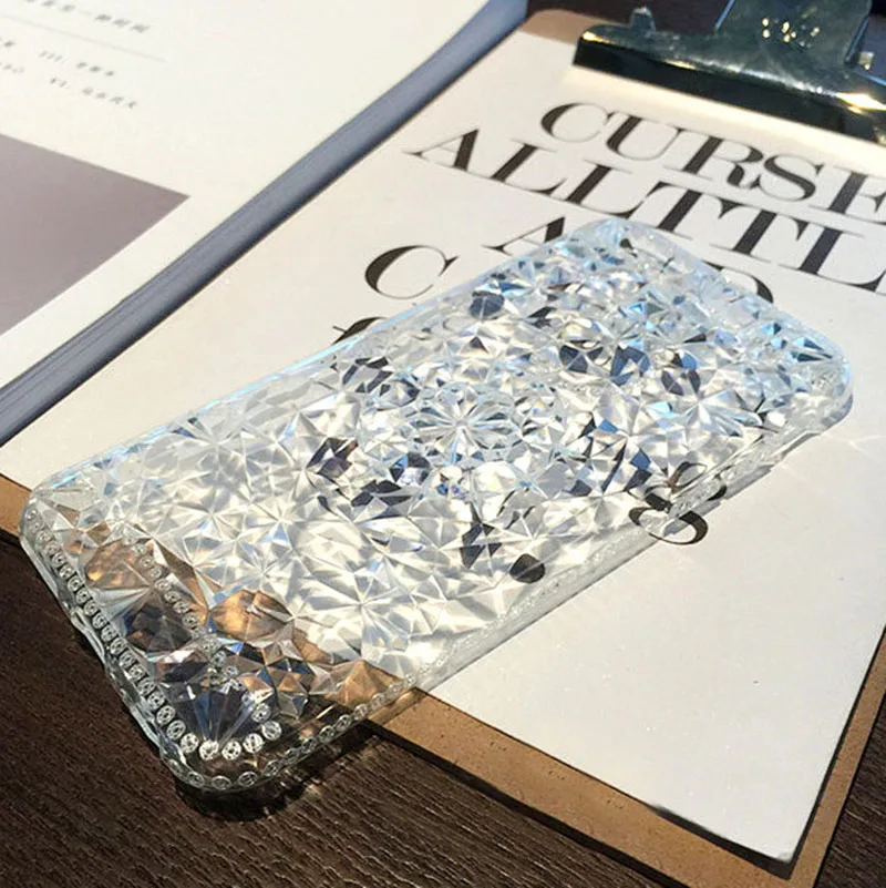 Чехол с 3D алмазным узором Kerzzil чехол подсолнухом для iPhone8 7 6 6S Plus мягкий прозрачный