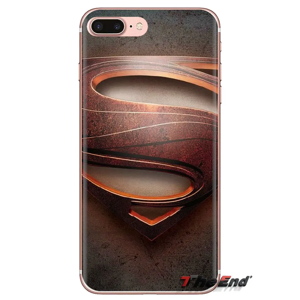 Супермен Человек из стали DC Comics для Samsung Galaxy S3 S4 S5 Mini S6 S7 Edge S8 S9 S10 Plus Note 3 4 5 8 9