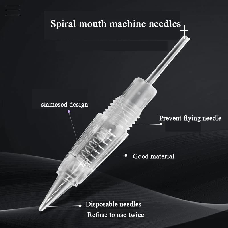 

30pcs Replacement Screw Tattoo Cartridge Needles 1R 3R 5R 5F 7F U9 15F for Microblading Machine Needles Supplies PMU Tools