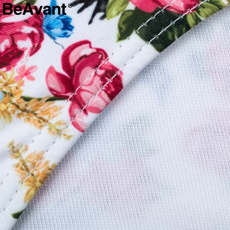BeAvant, цветочный принт, летняя пляжная одежда, Женский комплект 2 шт., с оборками, на лямках, сексуальный купальник, купальники, для отдыха, пляжа, купальный костюм, Купальники