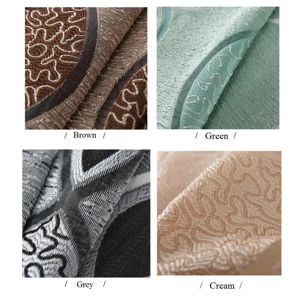 NAPEARL Короткие шторы в полоску жаккардовые капли для спальни окна нитки ткань