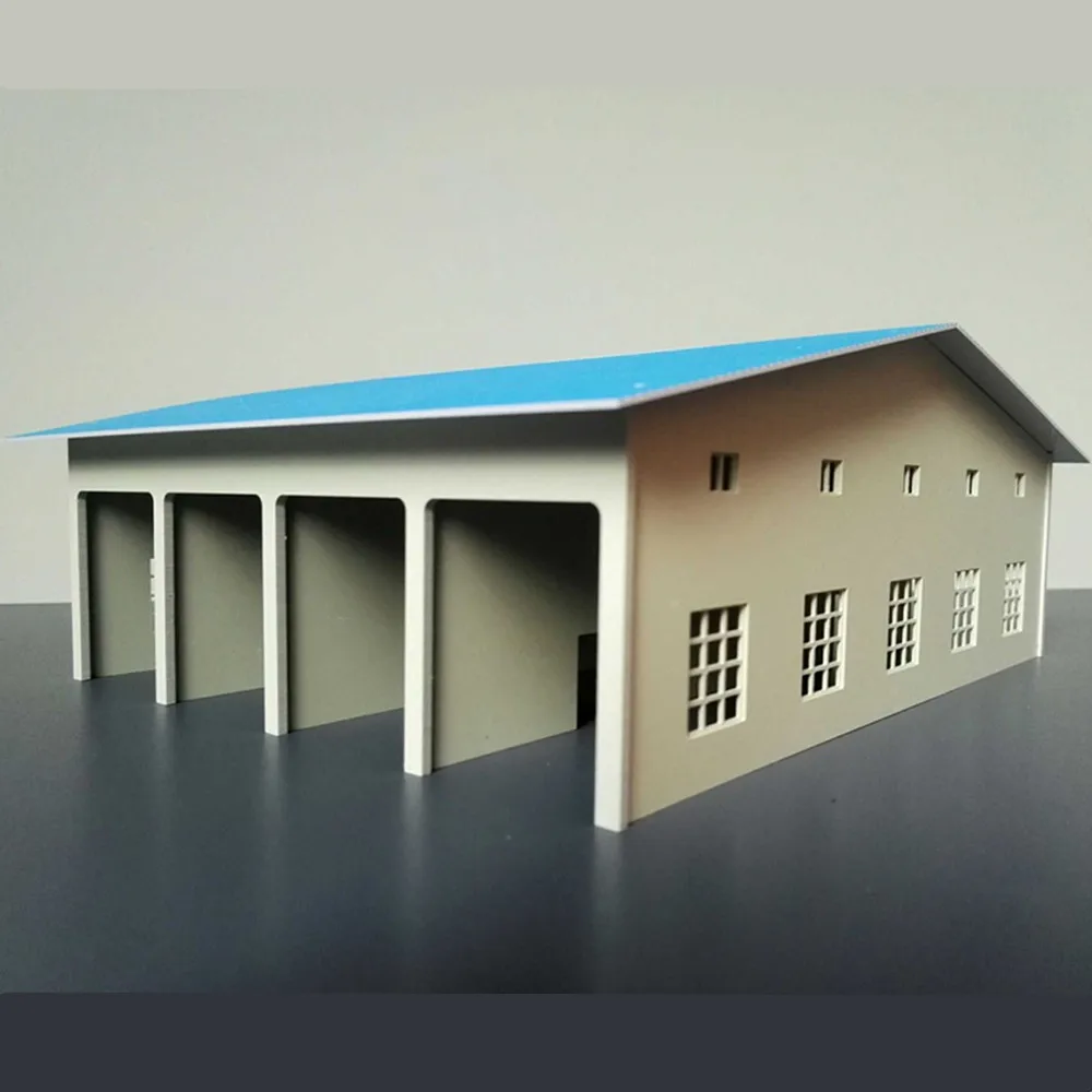 1:87 HO Scale модель гаража для использования вне помещения со склада пожарная машина