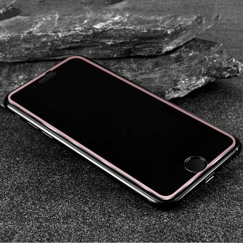 3D защитное стекло из алюминиевого сплава для iphone 6 6s 7 8 plus полное покрытие защита