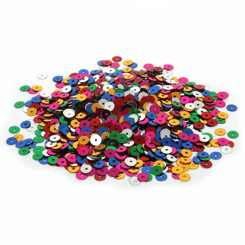 4-6 мм Разноцветные свободные блестки для аксессуаров одежды DIY Ремесло