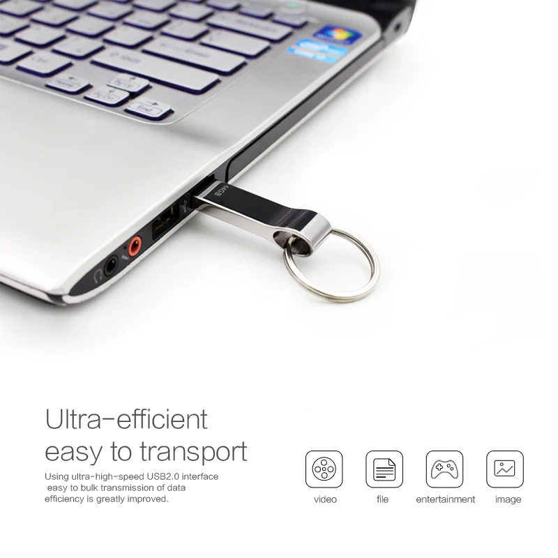 USB Flash Drive 64GB Metal Pendrive High Speed 32GB Pen Real Capacity 16GB 8GB 4GB Memory Stick cel usb | Компьютеры и офис