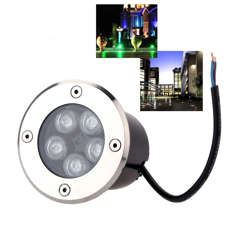 

NEW LED Buried Light recessed floor lamp Outdoor Underground Light Garden Buried Yard Landscape Inground Lighting