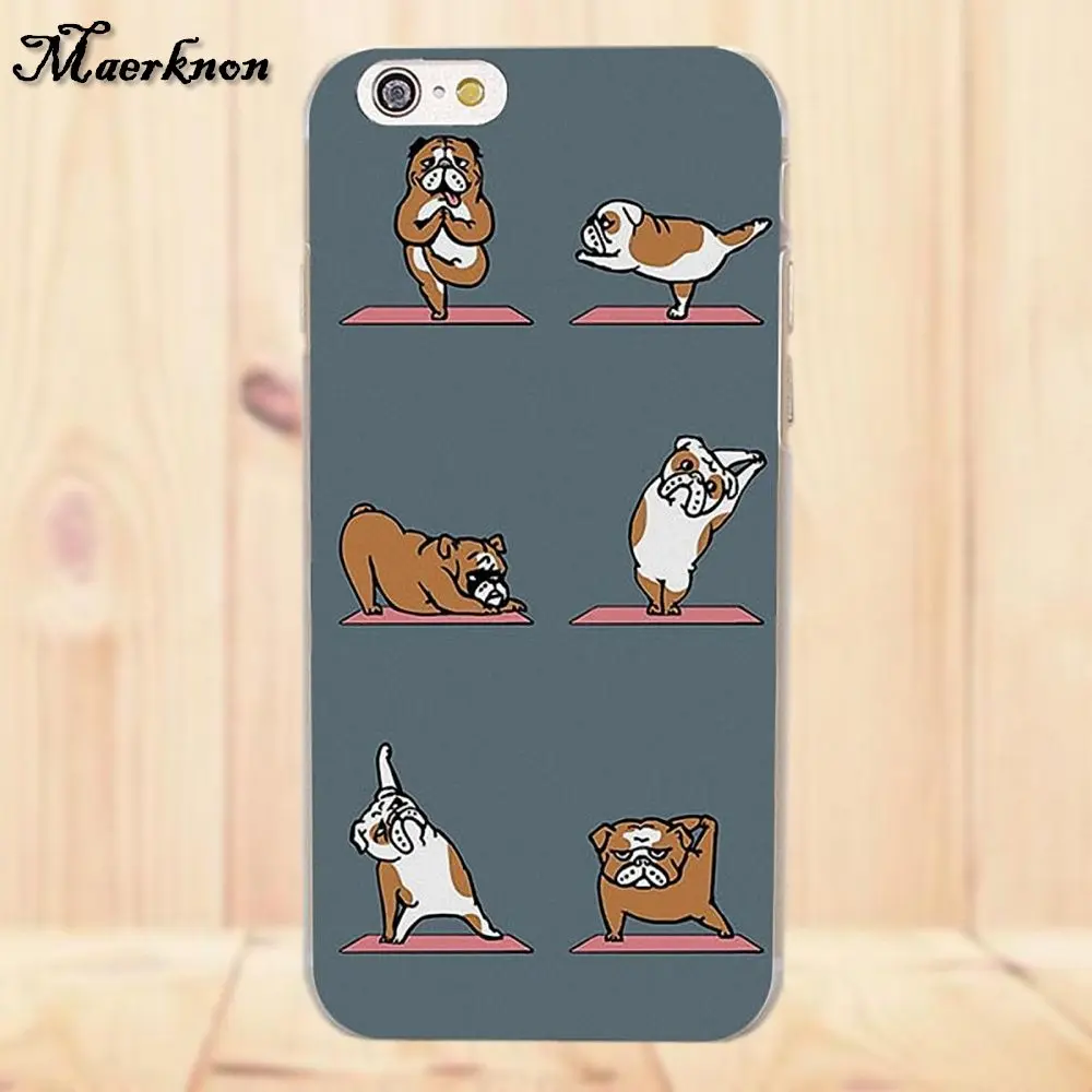 Смешные йога-собаки кошки слоники милые животные для Samsung Galaxy A3 A5 A7 J1 J2 J3 J5 J7 2015 2016 2017 мягкий ТПУ дизайн на заказ
