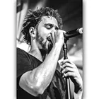 Новый J Cole, персонализированный, рэп, хип-хоп, музыка, певец-шелк, художественный постер, настенное украшение, подарок