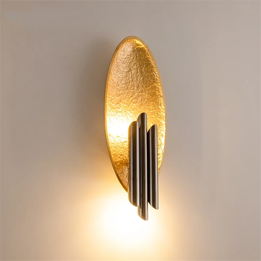 

Post Modern Luxury Inclined Port Wall Lamps Aisle Corridor Staircase Sconce Wall Lights Living Room Bedroom Bedside Fixtures