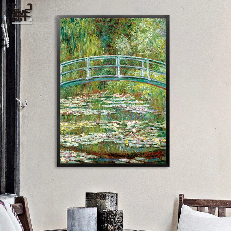Постеры и принты Monet Настенная картина с изображением цветов весенний пейзаж