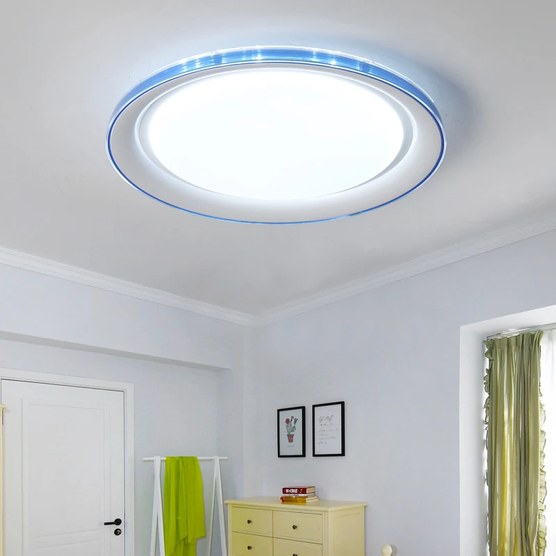 Ультратонкий Светодиодный потолочный светильник современная лампа с