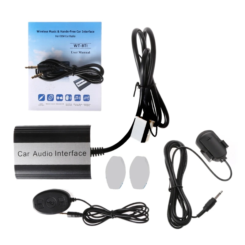 С функциями "Hands Free" и Bluetooth для автомобиля Наборы MP3 AUX адаптер Интерфейс для VW Audi Skoda 12PIN